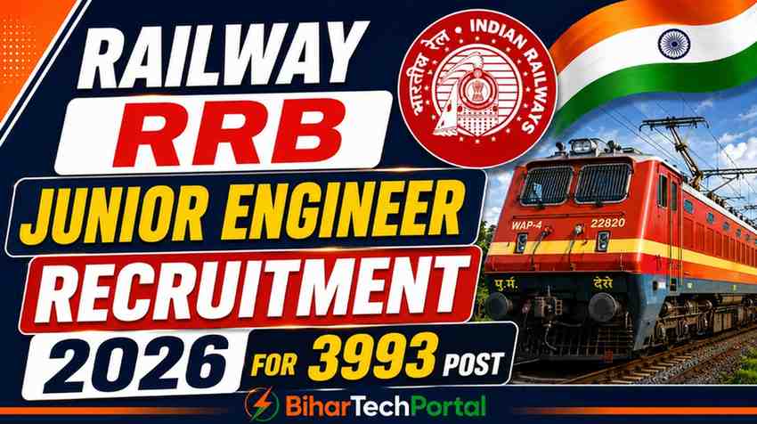 Railway RRB Junior Engineer (JE) & DMS Recruitment 2026
