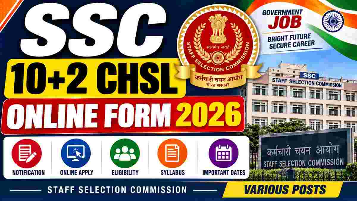 SSC CHSL 10+2 Online Form 2026